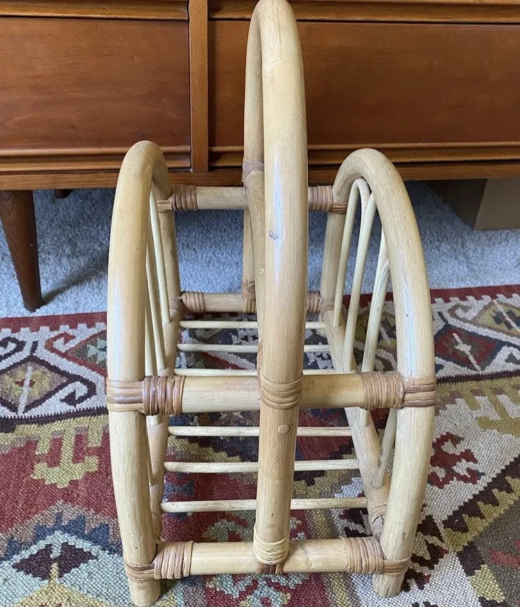 Оптовая продажа натурального ротанга полка журнальной стойкой-SISU бренд/RFS-066