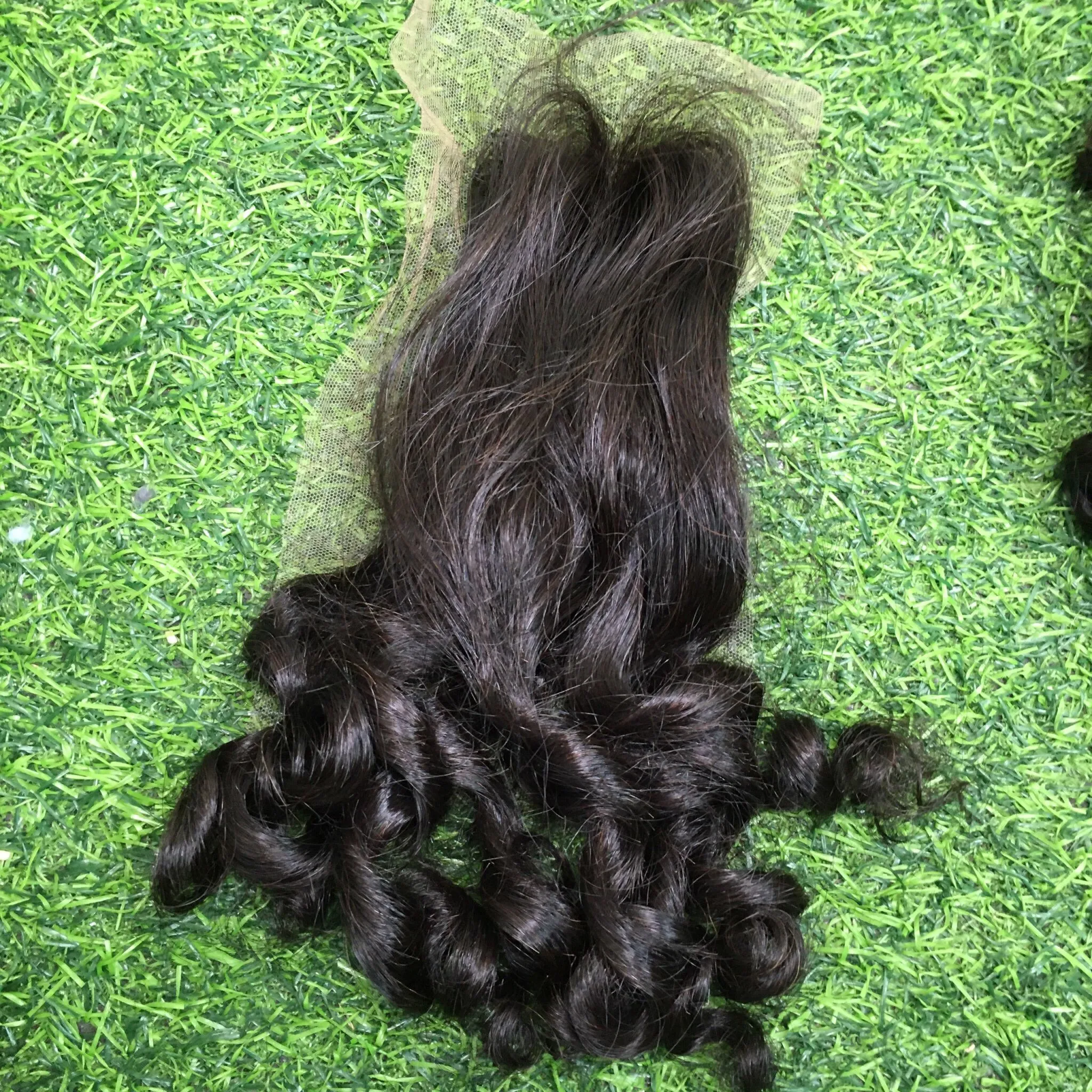 Океана волнистые 8 '-32' Virgin (не подвергавшиеся химическому воздействию) для наращивания с ненарушенным слоем кутикулы 12A человеческие волосы пучки волос Девы лучшее качество необработанные Вьетнам