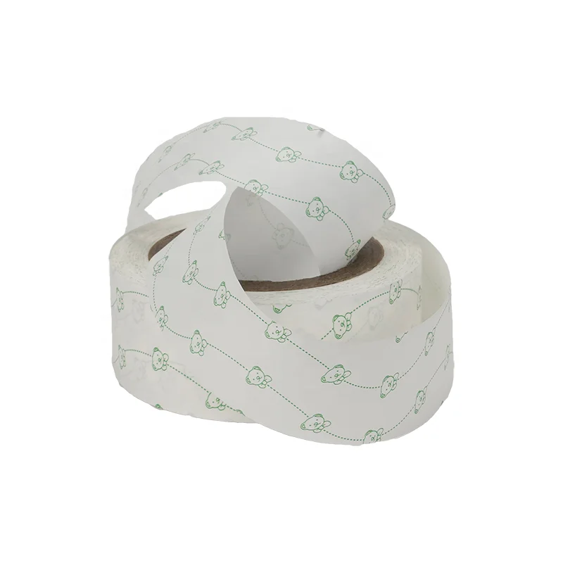 Sanitary Napkin Panty Liner Raw Material Customized Printing Silicone Coated Release Paper Roll Releasing Tape