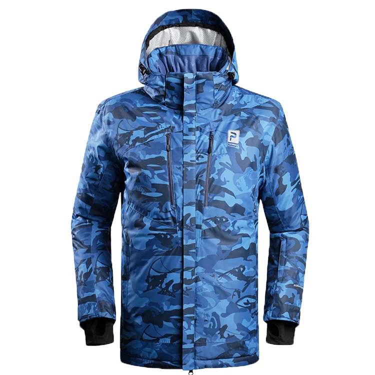 Пелльо пользовательская мужсая на открытом воздухе, водонепроницаемые, для катания на лыжах, одноплатный лыжная куртка для снежной погоды