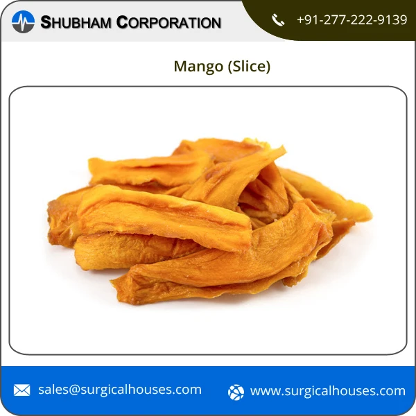 Wholesale Dried Dehydrated Fruits Mango Slice Available in 100gm Box Packaging