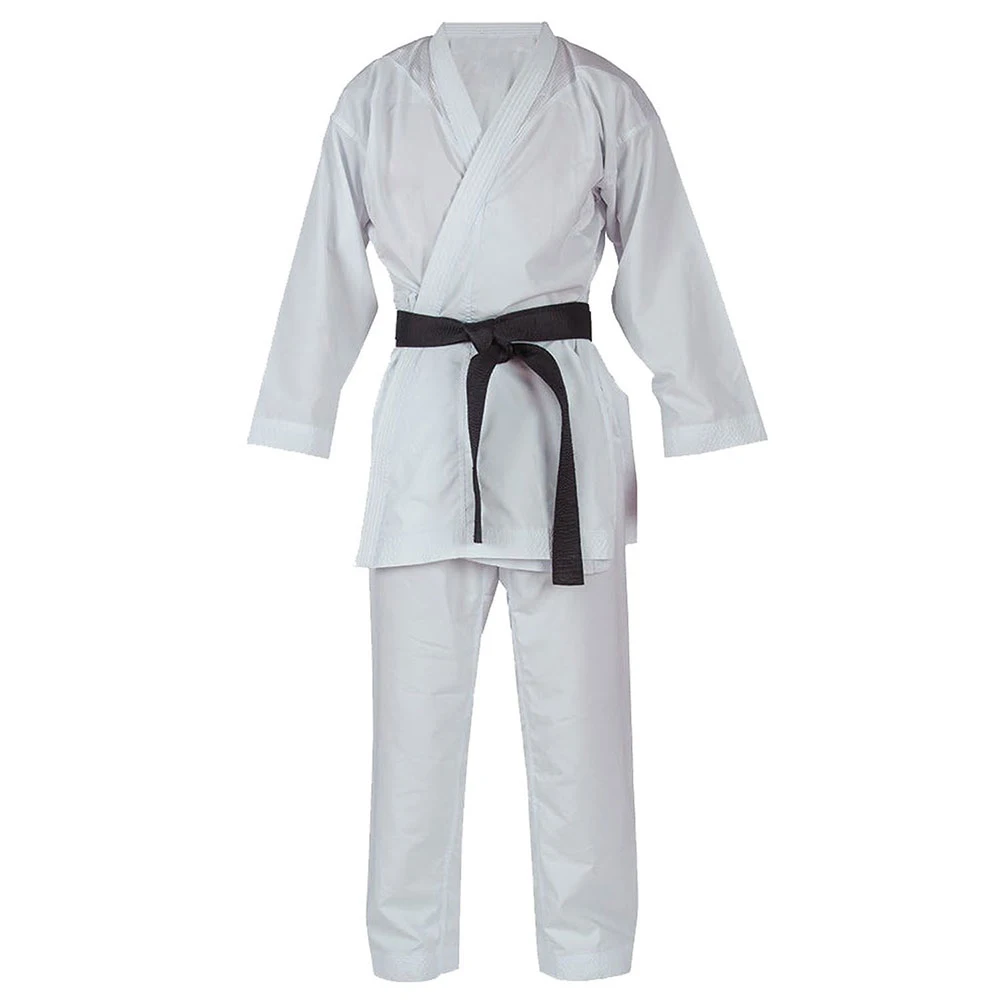 
White Karate Uniform Unisex Children Adult Suit Karate Clothes kids Long Sleeve Fitness Training. 