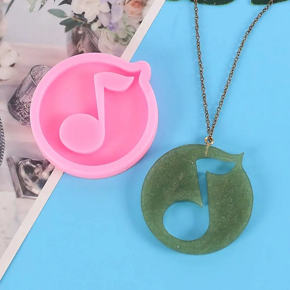 Multi-shape Cartoon Bear Heart Musical note axe dollar sign Dog Paw Silicone mold For Epoxy Resin Casting DIY Jewelry keychains