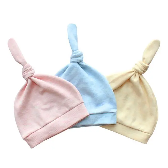 Soft Organic 100% Cotton Printed Baby Beanie Hat  for Sale