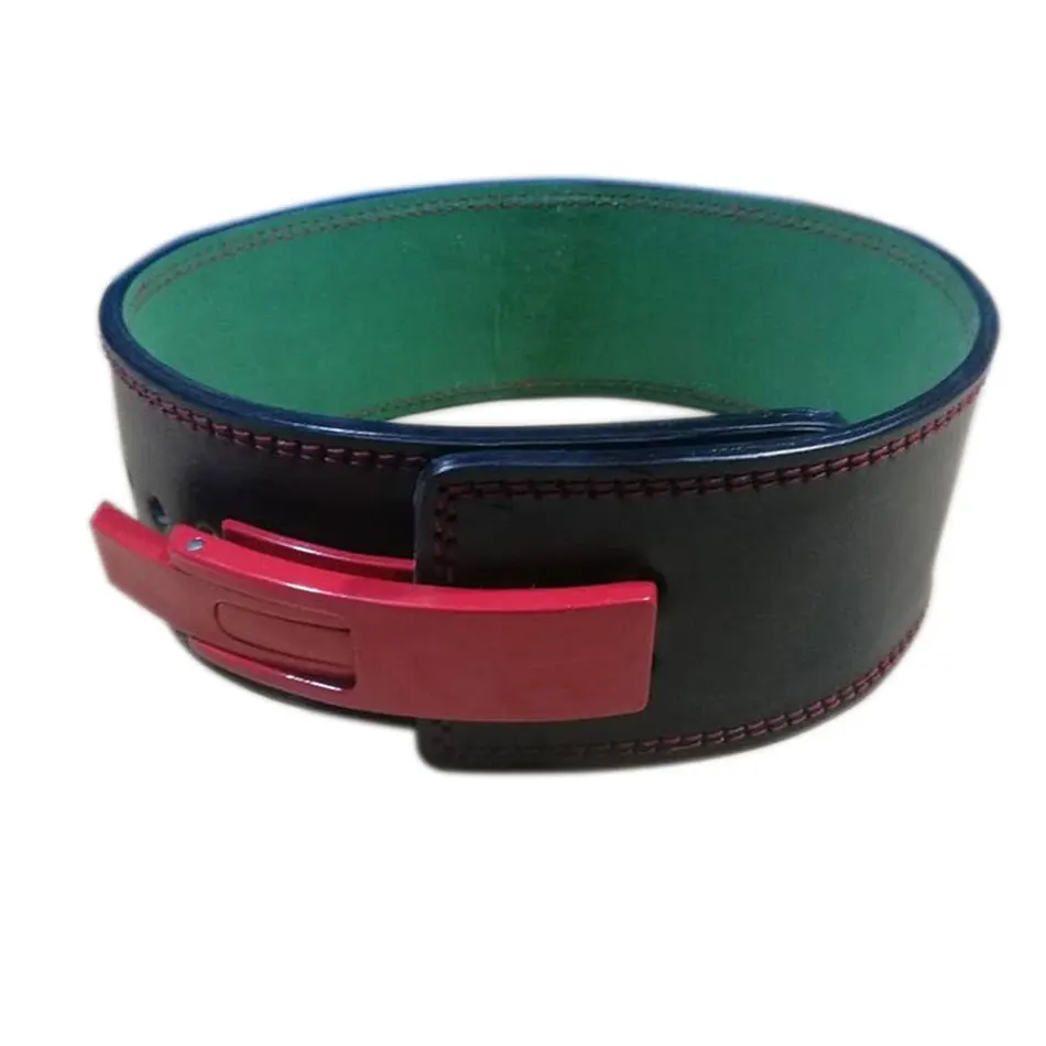 Fitness Leather Lever Belt Power Lifting Belt for Men & Women Lower Back Support for Weightlifting