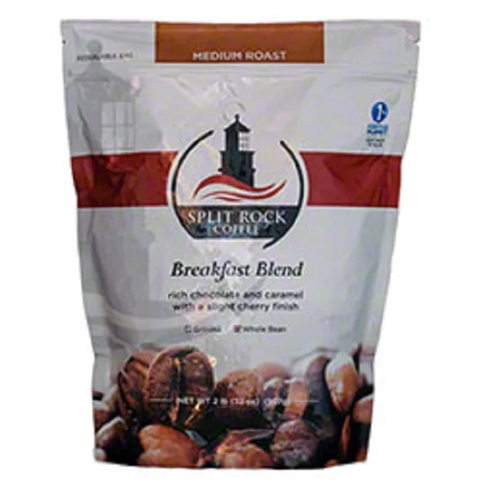 
Жареные кофейные зерна премиум-класса, кофейные зерна с разрезом, среднее жареное 2 фунта, цельная зерна, среднее жареное-традиционная смесь для завтрака 