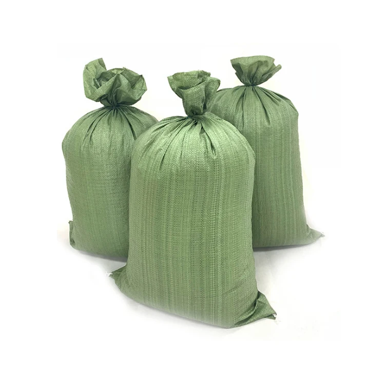 GREEN PP WOVEN BAGS/RECYCLE BAGS IN VIET NAM