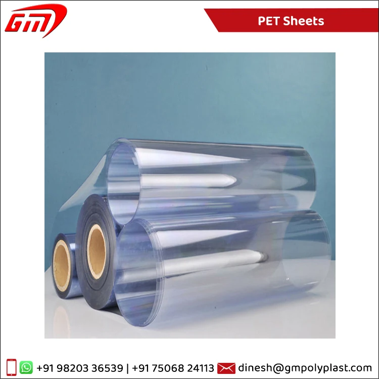 Competitive Price Wholesale Selling 150 to 1500 Microns Thickness PET Plastic Sheets from Genuine Indian Seller