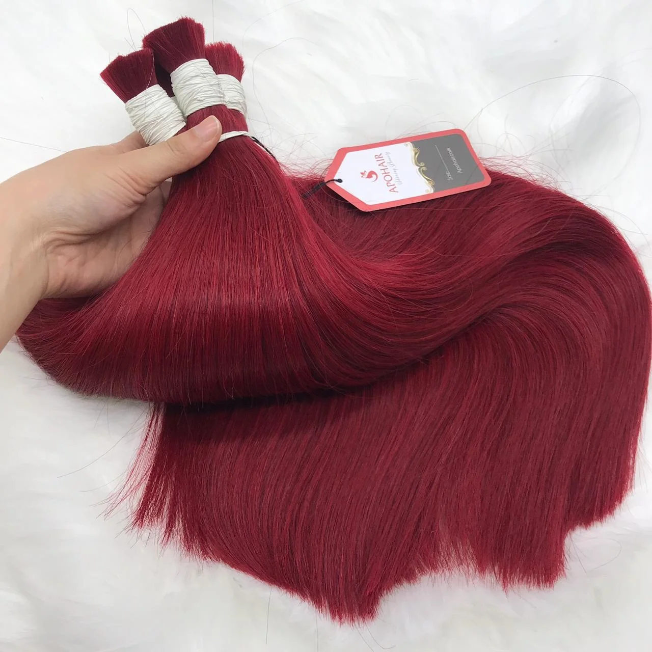 
Wholesale Price Cheap Natural Straight Bulk Human Hair for Braiding 100% Virgin Full Cuticle Aligned Hair 