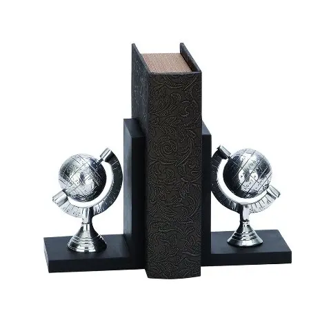 Wholesale Silver Shiny Polish Cat Shaped Bookends Hot Sale and High Quality Handmade for Organized books