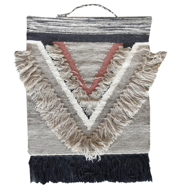 Ombre Kilim ikat wool and silk Wall Hanging Wall Art Decor Natural wool Cord Woven Hippie Tapestry handmade home decor modern