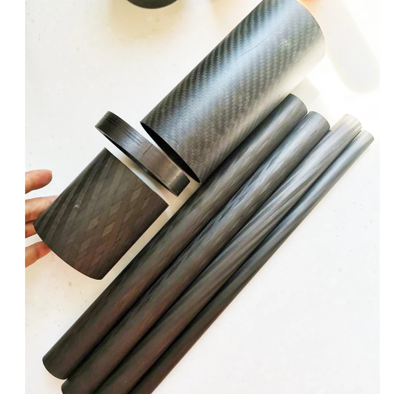 SW High modulus carbon fiber manufacturer tubes rods pipe 25mm carbon fiber tube