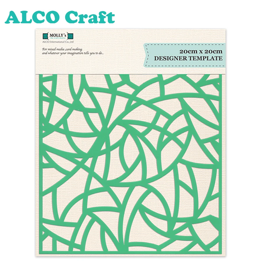 20x20cm high quality scrapbook stencil sheets
