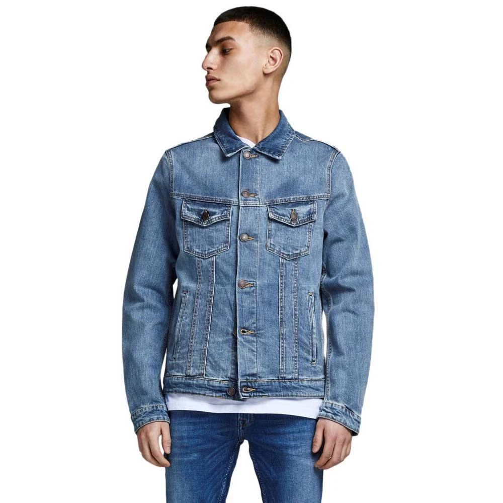 Мужская джинсовая куртка Broken denim новая свободная Красивая в Корейском стиле для молодежи весна-осень