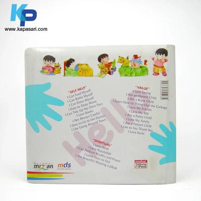 Индонезийский Пользовательский логотип Полноцветный журнал каталог буклет служба печати