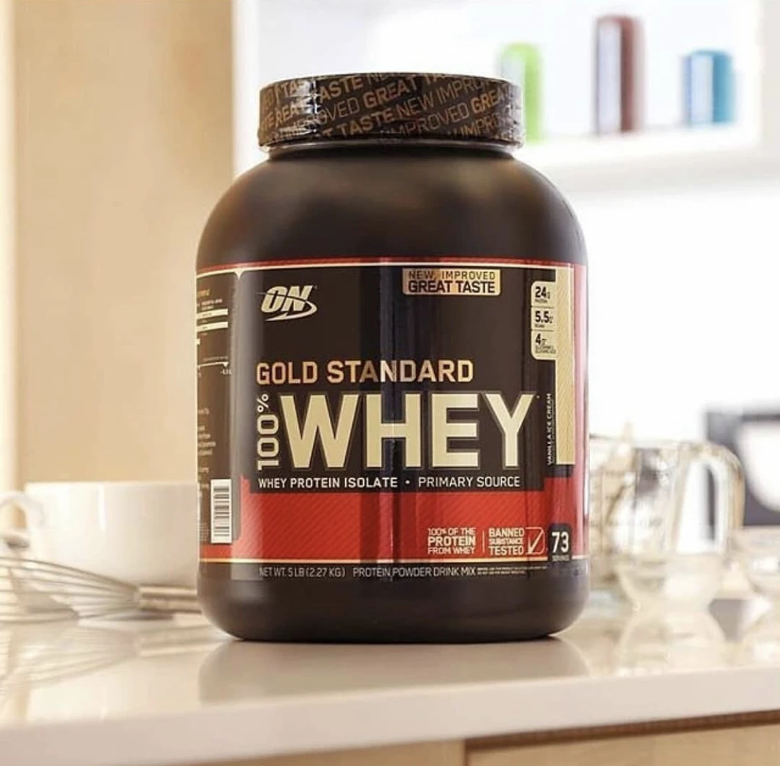 Оптимальное питание 100% золотой стандарт сыворотка/стандартный сывороточный протеин