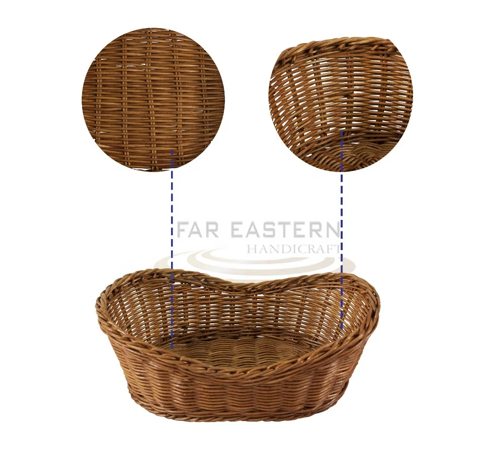  Плетеная корзина из ротанга ручной работы коробка для хранения закусок хлеба фруктов еды завтрака частная торговая марка Amazon корзины высокого качества