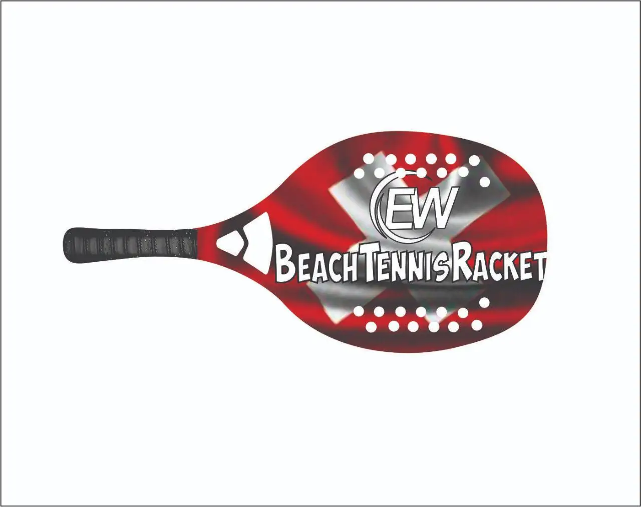 
Beach Tennis Rackets Custom Carbon glass Beach Paddle/Padel Racket with your logos and color combinations 