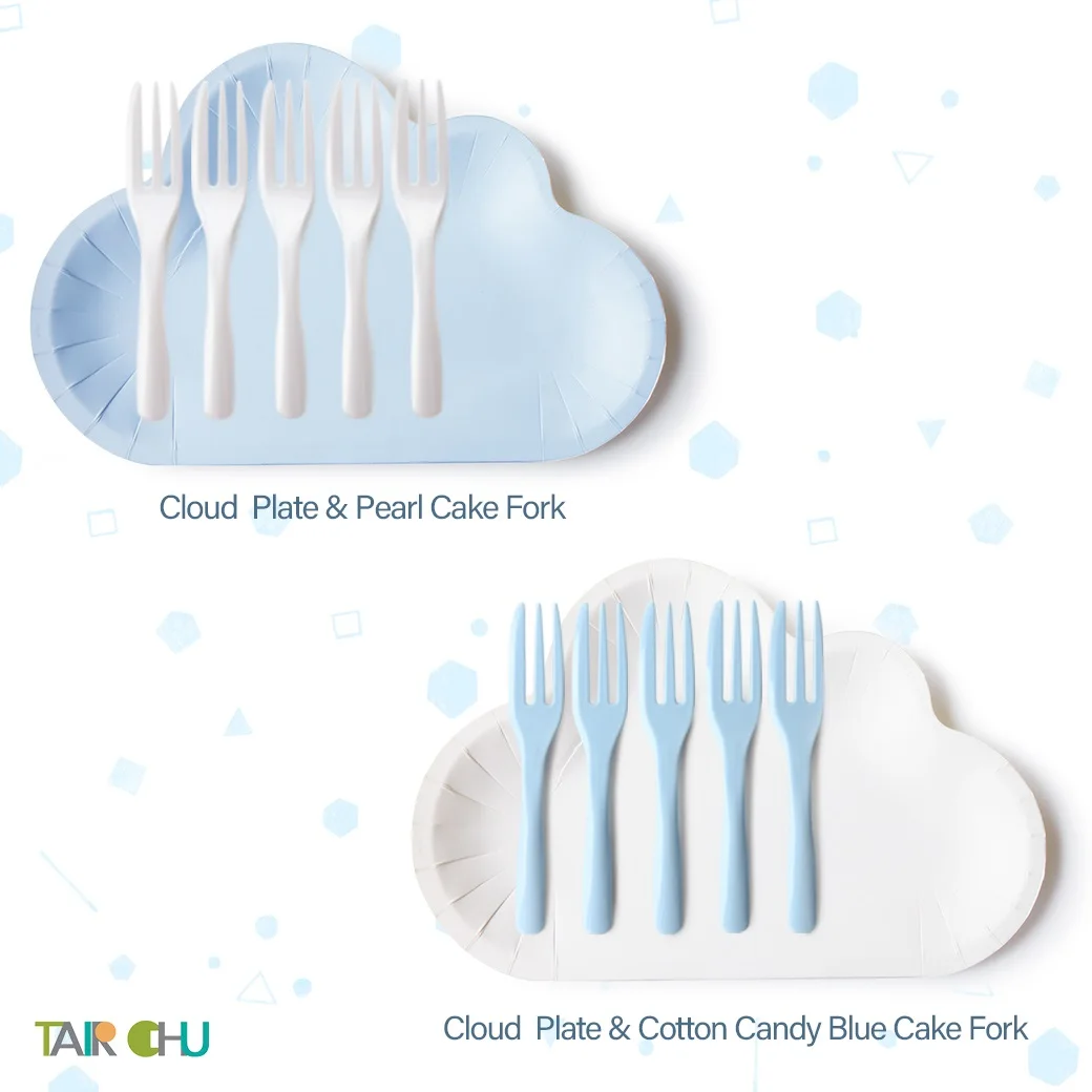 Cloud Shape Disposable Paper Plate