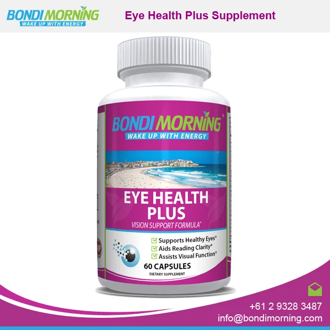 Assists Visual Function Eye Health Plus Capsules - 100% Natural Health Supplement