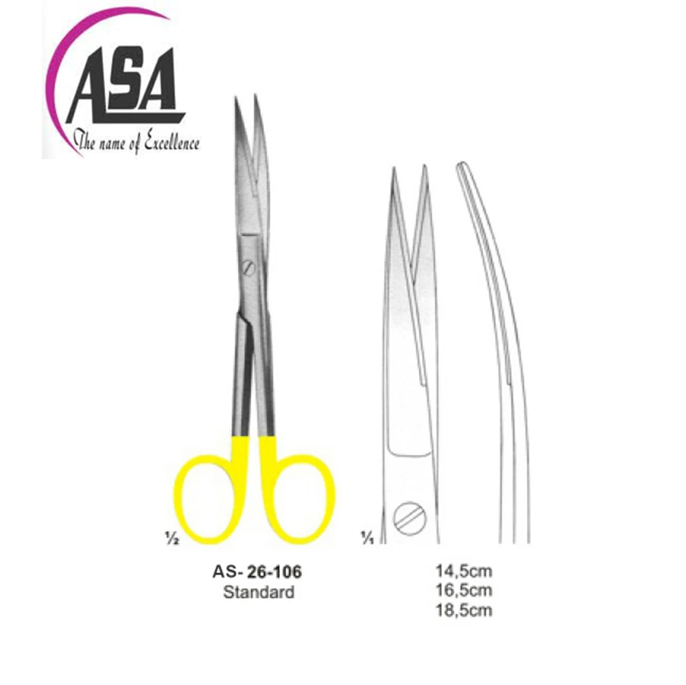 Straight mayo lexer scissor 16cm size stainless steel mayo lexer scissor surgical instruments high quality