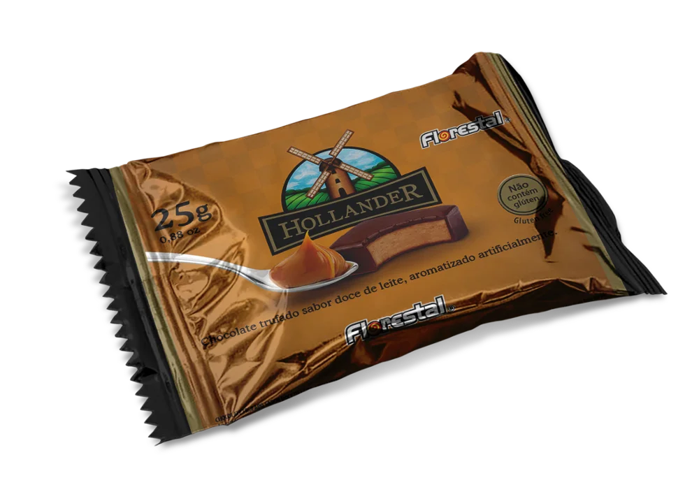 C1007 - Hollander Dulce de Leche Truffle 25g x 18un x 4 display
