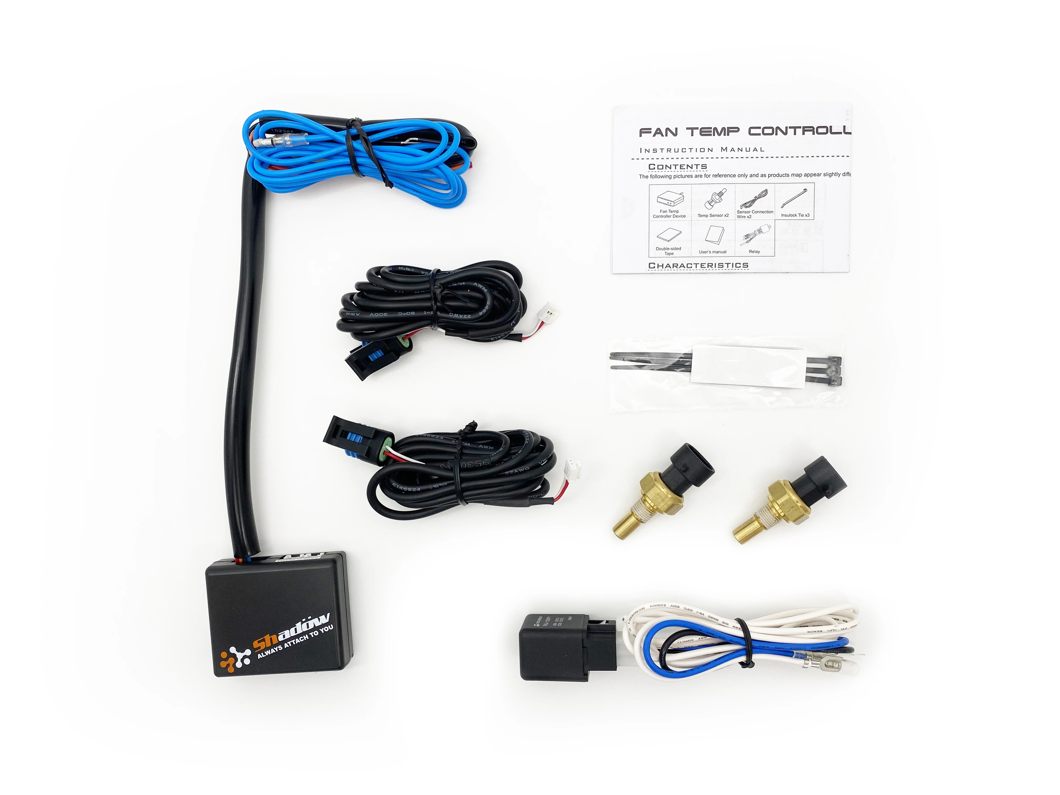 car radiator cooling fan controller for universal car