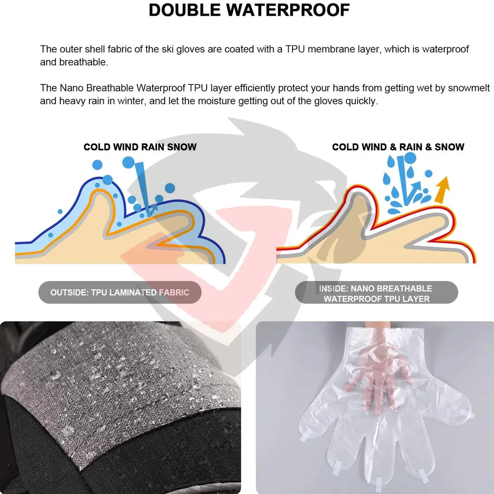 Производители продают перезаряжаемые лыжные перчатки с подогревом