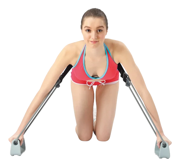 ALLWINWIN RST63 Resistance Tube - Adjustable Push Up Workout Band