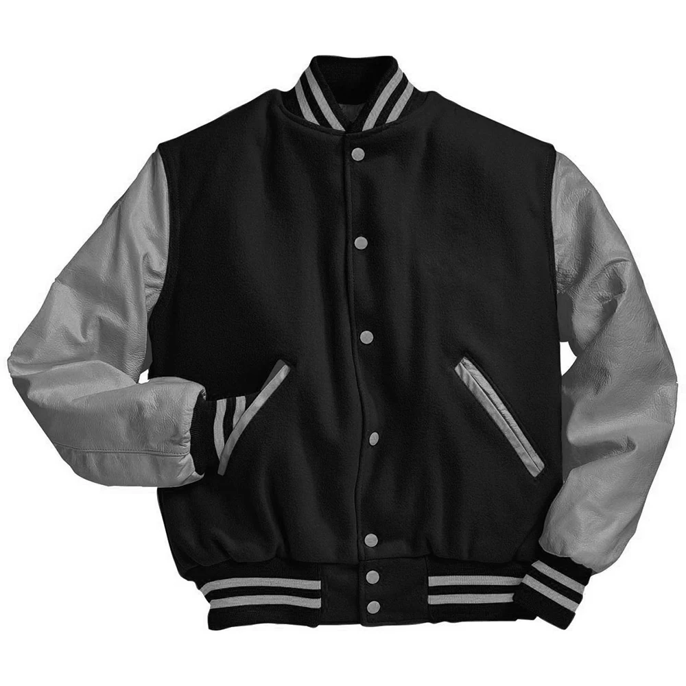 Высококачественные индивидуальные мужские куртки varsity, Мужская Куртка varsity, Куртка varsity с кожаными рукавами для мужчин