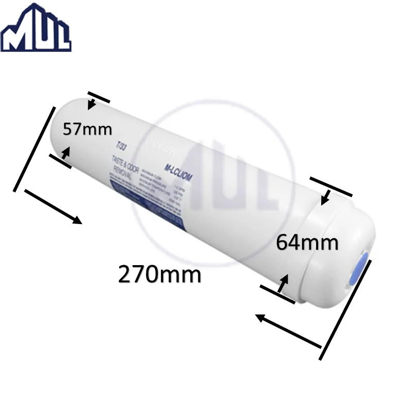 MLCL10-1 inline sediment PP post filter cartridge