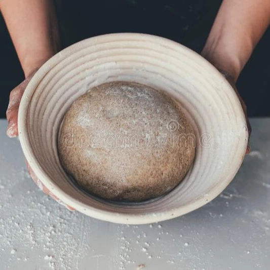 Round Bread Proofing Basket 9 Inch Natural Rattan Dough Bowl Bread Bread Proofing Basket Proofing Basket