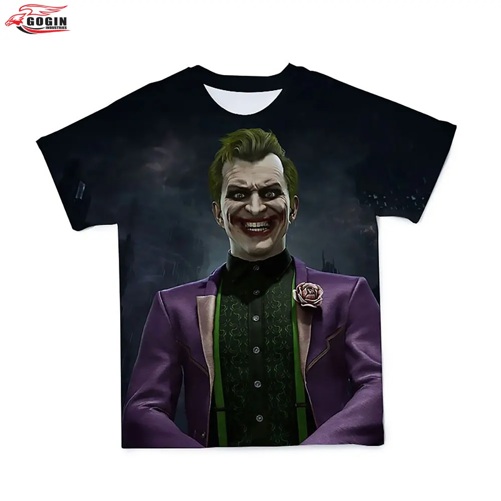  Футболки на заказ Мужская футболка с сублимационной печатью 100% полиэстер индивидуальный дизайн 3D сублимационная