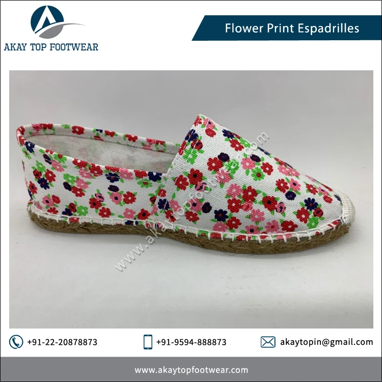 Эспадрильи с цветочным принтом для мужчин и женщин по доступной цене
