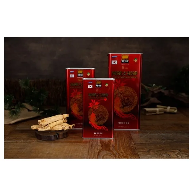 Centuria корейский женьшень Taekuk паровой и высушенный корень женьшеня сертификат самоконтроля, предоставляемый корейским правительство