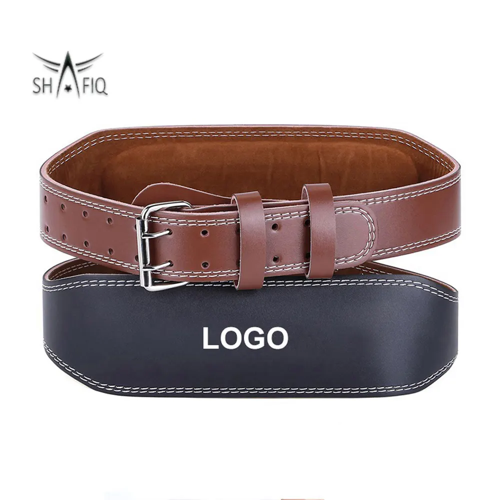 Belt Fitness Body Building EVA Or Cowhide Gym Waist Trainer Men Women 10 Mm Weight Belt Hot Sale