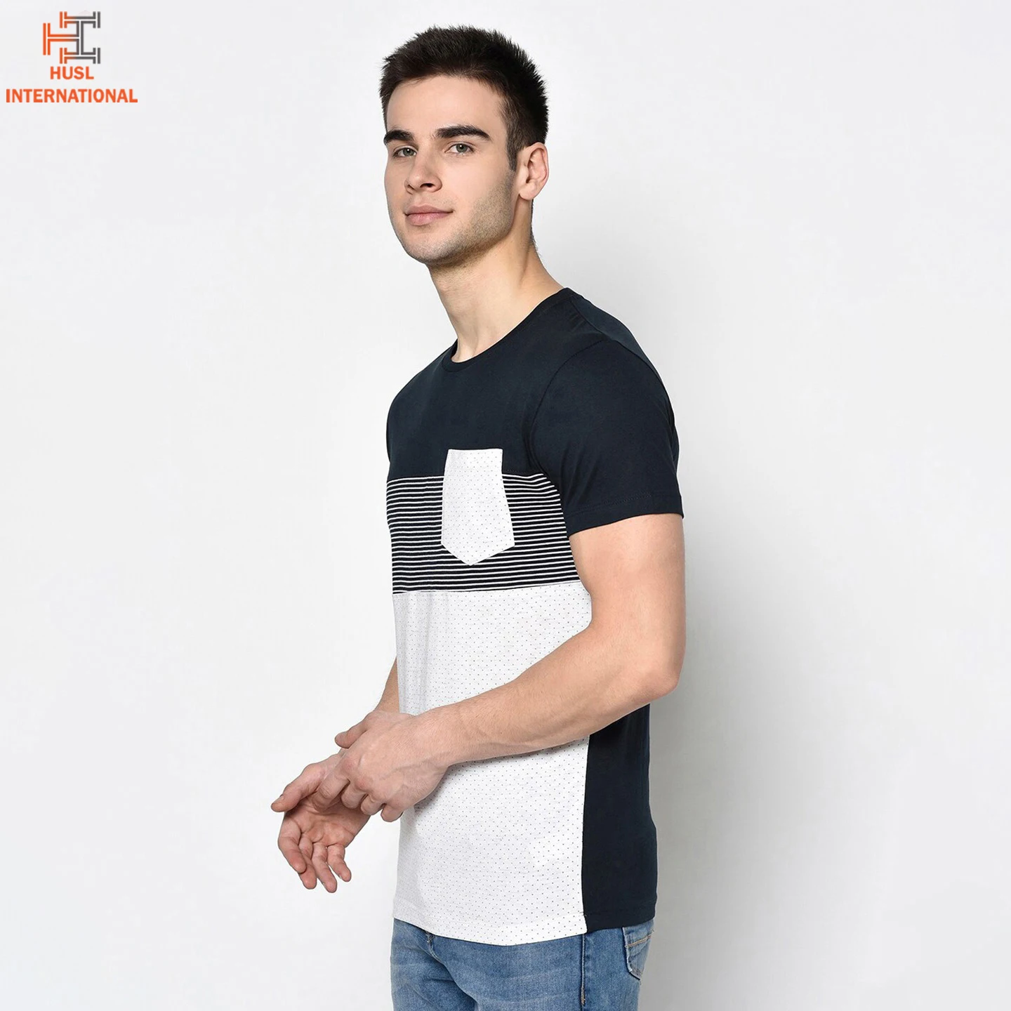 Custom Logo Printing Long Sleeve O Neck T-shirt Casual Blank 100% Cotton Wholesale T Shirts For Men