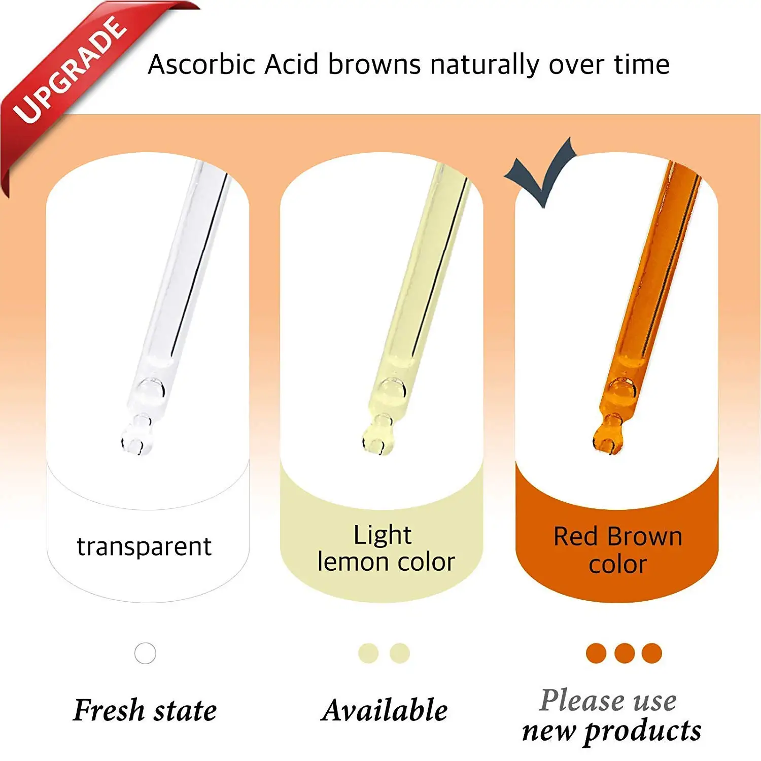 Cos De Baha Vitamin C Facial Serum with L-Ascorbic Acid 15% with Vitamin B5 - for Fades Age Spots, Smoothing Fine Lines 30ml