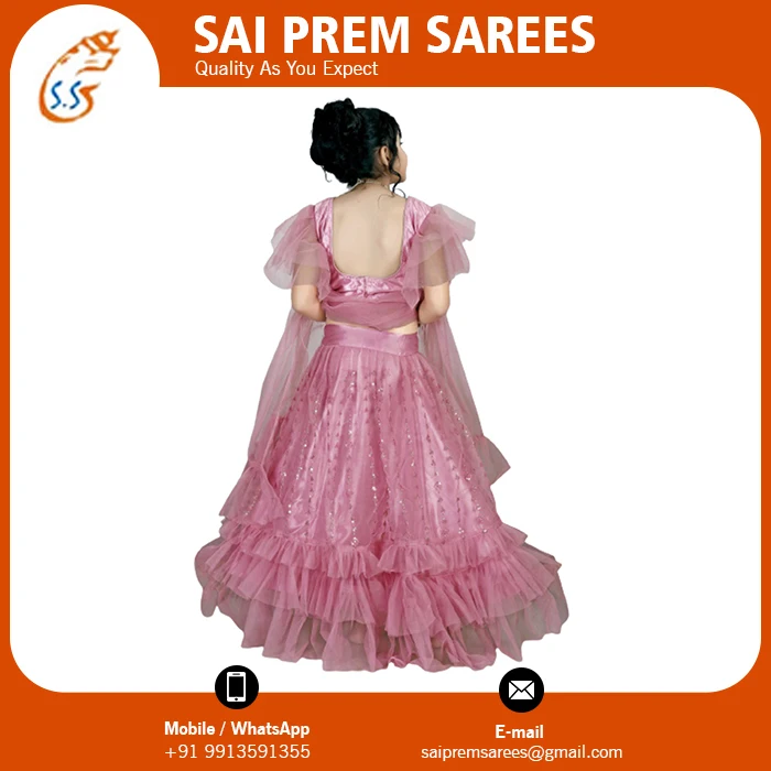 New Design Kids Cloth Collection Ghagra Choli Lehenga Choli For Girls At Wholesale Price