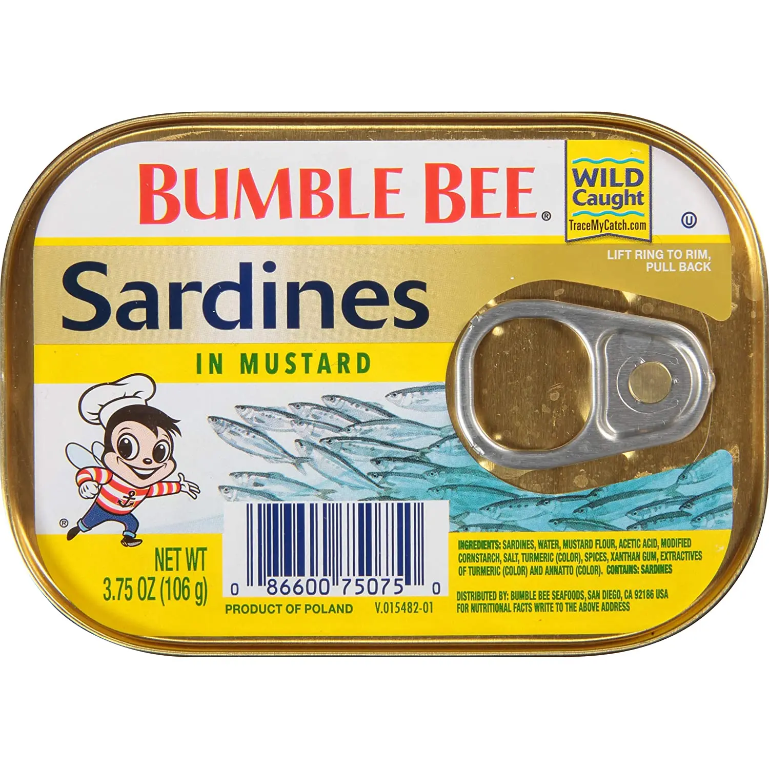 125g*50tins cheap price canned sardine titus fish in vegetable oil