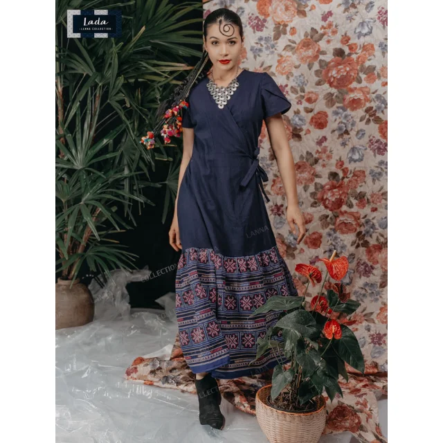 Лидер продаж тайские повседневные женские платья премиум-класса ручная работа Лада Лана коллекция 019 набор «рыбий хвост»