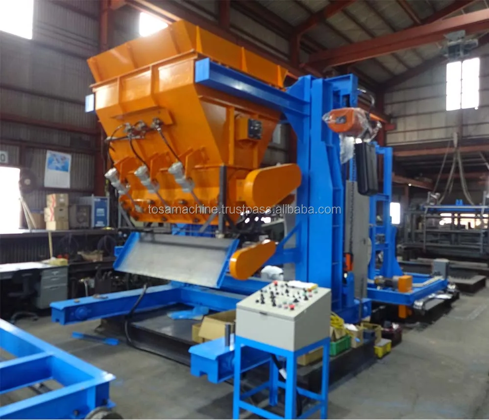 Japanese high spec concrete molding machine that can be control by one person, SAIBARA-10