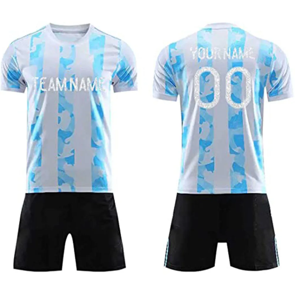 2021 High Quality Sportswear Away Cheap Uniform Soccer Jersey Football Jersey Soccer Wear Uniforms Custom Football Jerseys