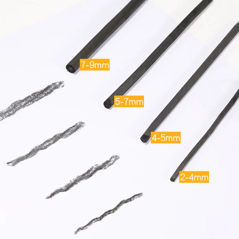 Martol C7330 25pcs/box Professional Artist Charcoal Bar Willow Stick Carbon Sketch Drawing