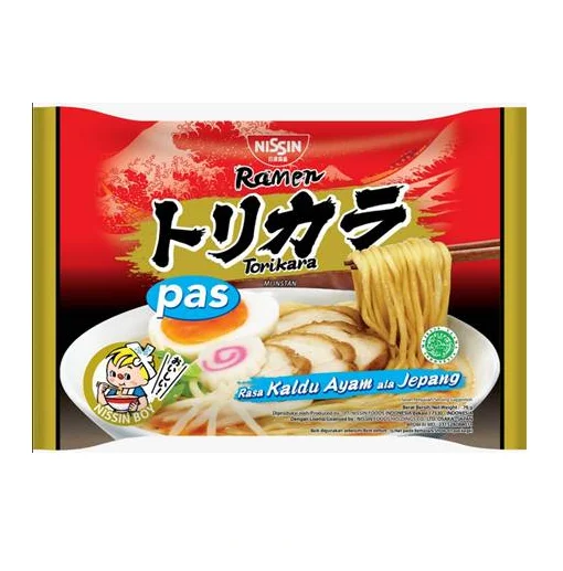 Nissin мгновенный Суп рамен торикара
