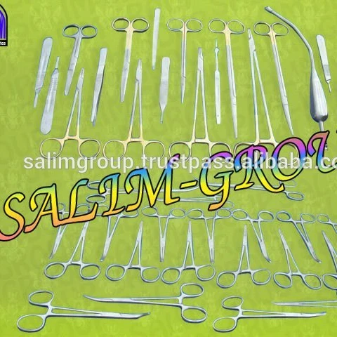 104 инструментов, базовый набор для Лапаротомии, хирургический и медицинский