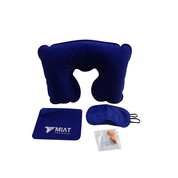 Cheap 3 In 1 Office Airline Overnight Comfort Travel Sleeping Kit