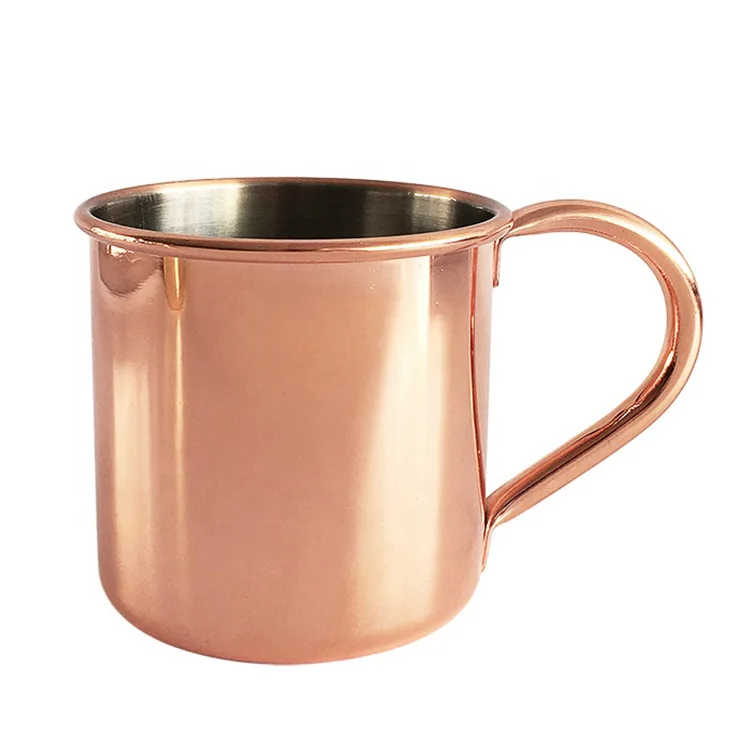 Hot Sell Moscow mule cups hammer copper-plated stainless steel moscow mule mug