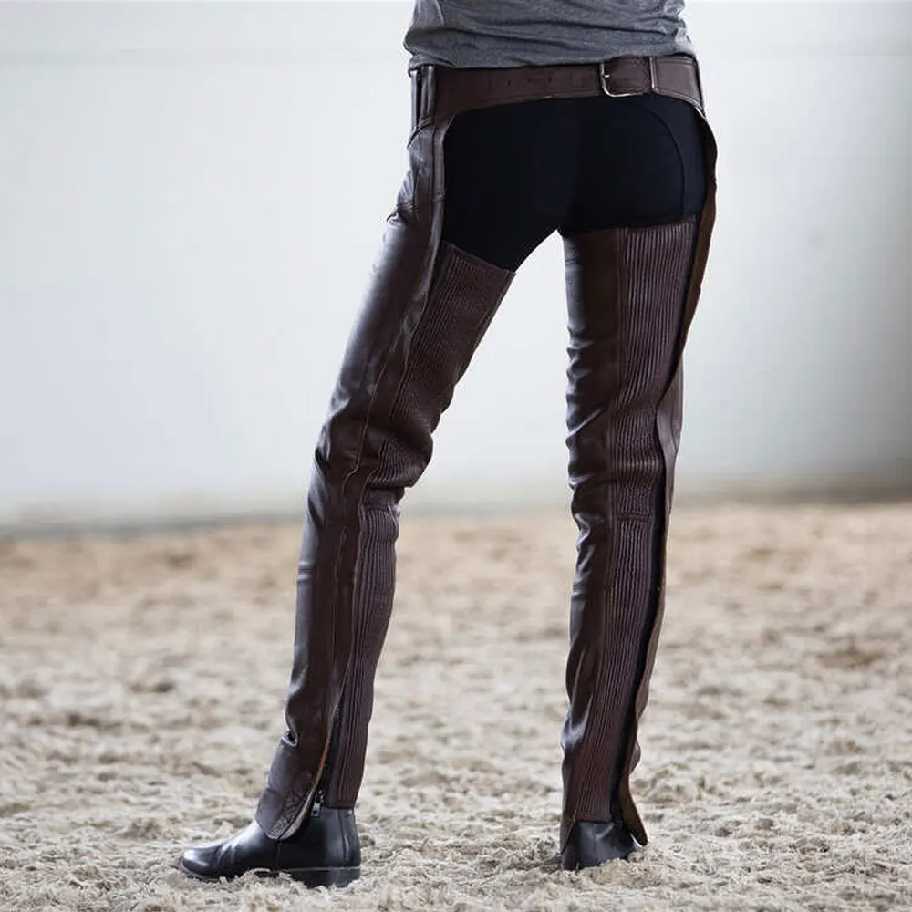 High Quality Leather Riding Full Chaps Classic Style Horse Riding Chaps For Men