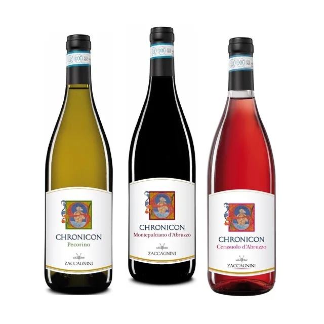 Vino italiano Сделано в Италии (контакты: + 393485472636)montepulciano pecorino cerasuolo DOC Кейтеринг вино 0,75 л zaccagnini chronicon